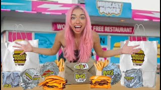 MrBEAST BURGER Full Menu Challenge DEMOLISHED [upl. by Annairol]