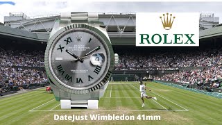 Ma Rolex Datejust Wimbledon 41mm Référence 126334 Unboxing and review comment l’avoir chez un AD [upl. by Kalk50]