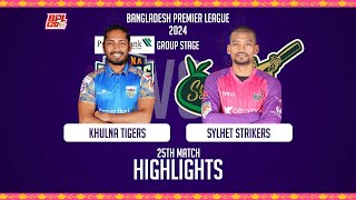 Khulna Tigers vs Sylhet Strikers  Highlights  25th Match  Season 10  BPL 2024 [upl. by Stout]