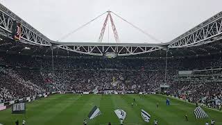 Juventus  Milan ingresso e inno 27042024 [upl. by Felicidad]