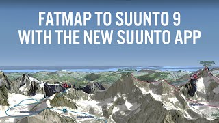 How To Plan a route on FATMAP amp import to Suunto 9 Baro Watch with the new Suunto app [upl. by Yssep]