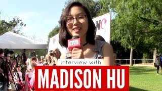 Interview with Disney Channels Bizaardvark star Madison Hu at the Say No Bullying Festival [upl. by Lirrehs]