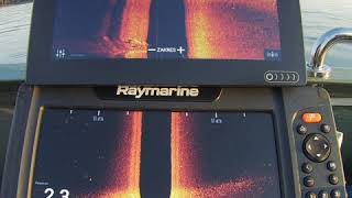 Echosonda Raymarine Axiom 9 vs Raymarine Element 9 Side Imaging [upl. by Atteuqihc]