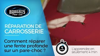 Comment réparer une fente profonde sur un parechoc [upl. by Caron515]