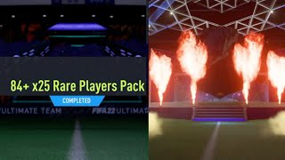 FIFA 22 NEW 84 x25 TOTS SWAPS PACK SBC COMPLETE [upl. by Nira]