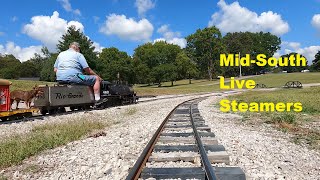 Short Ride at the MidSouth Live Steamers in Columbia [upl. by Omle]