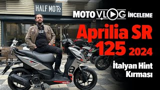 Aprilia SR 125 2024 Motovlog İnceleme  İtalyan Hint Kırması [upl. by Nale]