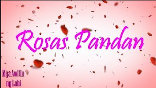 Rosas Pandan  Visayan Folk Song [upl. by Paradies]