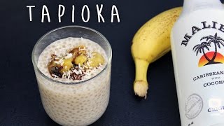 Kokosowy pudding z tapioki ze smażonym bananem  Papu Agi 2 [upl. by Denis588]