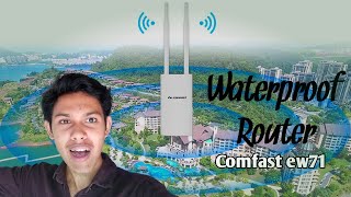 comfast ew71 outdoor waterproof router  top 5 outdoor router [upl. by Haile]