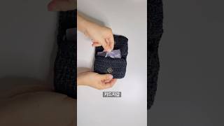 좀 더 예쁜걸 뜨고싶어 업그레이드된 카드지갑 crochet 코바늘뜨기 코바늘뜨기 easy 카드지갑 뜨개질 [upl. by Williamsen395]