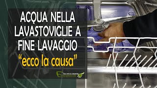 Acqua nella lavastoviglie a fine lavaggio [upl. by Cloots]