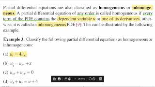 Hom and non hom PDE  Homogeneous and NonHomogeneous Partial Differential Equations  GMDC Lectures [upl. by Pacian]