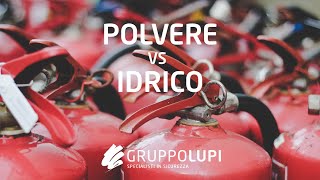 Confronto tra estintori a polvere vs idrico in ufficio [upl. by Ominoreg]