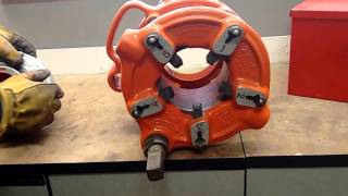 Ridgid 700 Pipe Threader Set with Ridgid 4PJ Threader and 774 Adaptoror [upl. by Vada]