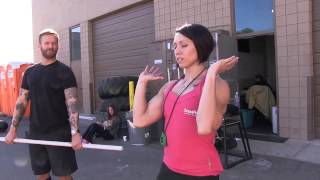 CrossFit  Coaching the Push Press with Miranda Oldroyd [upl. by Ashla]