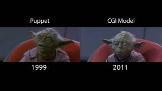 Yoda Comparison  The Phantom Menace 1080p HD [upl. by Trevlac741]