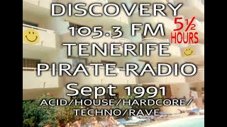 1991 Discovery FM 1053 Tenerife HouseTechnoEarly Hardcore Rave [upl. by Ode]