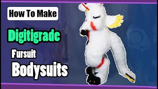 How To Make A Digitigrade Bodysuit for Fursuits  PDF Pattern [upl. by Morna]