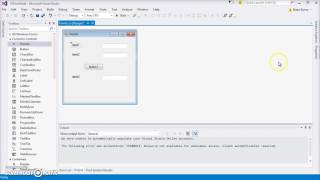 Creating a Simple Windows Form App [upl. by Durrej310]