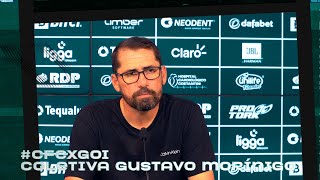 Coritiba 3 x 0 Goiás  Coletiva Gustavo Morínigo [upl. by Neala]