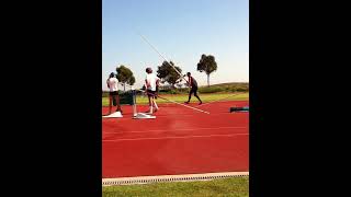 Brad Walker Pole Vault Pole Break 2011 [upl. by Adnaw450]