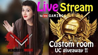 PUBG MOBILE LIVE  CUSTOM ROOM SEASON 8  UC GIVEAWAY [upl. by Greenwald]