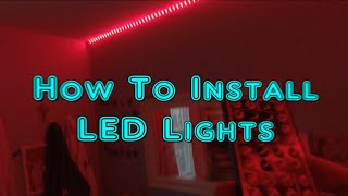 How to install Daybetter LED Strip Lights [upl. by Costa]