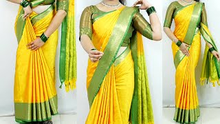 How To Wear A Saree Perfectly  3 Amazing Saree Draping Tricks [upl. by Eirene]