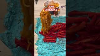 Un 🫔 relleno de Takis y Sopa EXTRA PICANTE 🥵🔥🌶️ parati takis viral [upl. by Suryc965]