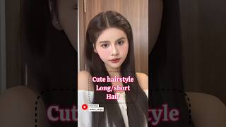 Cute Hairstyle longshort hair🌷 hairstyles hairstyle haircare hairgrowth hair hairtutorial [upl. by Tessie]