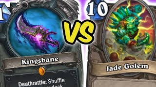 KINGSBANE VS JADE GOLEMS  KINGSBANE ROGUE  HEARTHSTONE  DISGUISED TOAST [upl. by Giorgio]