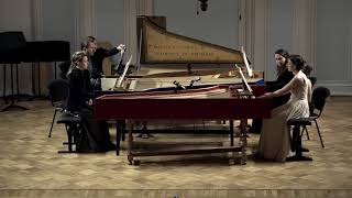 JS Bach Concerto for 4 harpsichords BWV 1065 [upl. by Hsina]