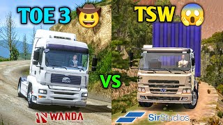 🚚Best Comparison Between Truck Simulator World with Truckers of Europe 3 🏕  Truck Gameplay [upl. by Intirb]