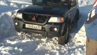 Pajero Sport Winter Off Road часть 1 [upl. by Linette]