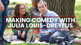 Tobias Menzies plays an American for the first time opposite Julia LouisDreyfus  Salon Talks [upl. by Ahsenev]