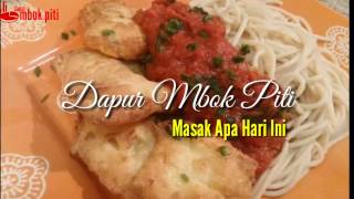 Resep Piccata Milanese  Chicken Katsu nya Italy  dipanir dengan Keju Parmesan [upl. by Hildick]