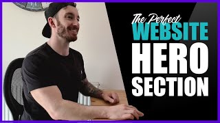 How To Build a website HERO SECTION  Design A Website Hero Block In Elementor [upl. by Bowden]