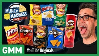 Munch Madness Taste Test Chips [upl. by Aleirbag260]