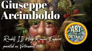 Giuseppe Arcimboldo  Rudolf II Holy Roman Emperor painted as Vertumnus 1591 [upl. by Ajnek]