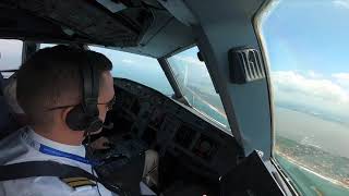 Landing into Colombo Bandaranaike International Airport Airbus A320 [upl. by Atte]