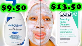 VANICREAM vs CERAVE Vanicream Gentle Facial Cleanser vs Cerave Foaming Facial Cleanser [upl. by Akirdnuhs]