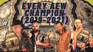 Every AEW World Champion 2019  2021 [upl. by Nuyh]