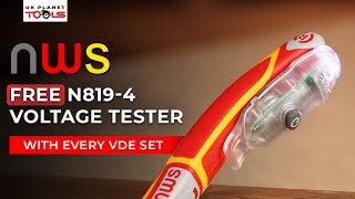 Free Voltage Tester with Every NWS VDE Combination Set [upl. by Nurav]