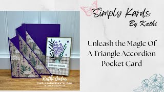 Unleash The Magic Of A Triangle Accordion Pocket Card [upl. by Elman358]