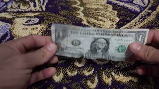 BILLETE FALSOS QUE TE DA EL BANCO DE UN DOLAR [upl. by Arihaj]