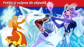 Fetița și vulpea de zăpadă 👸 Tiny Girl and Snow Fox 🌛 Romanian Fairy Tales [upl. by Lehsreh]