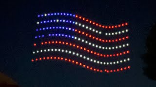 Turlock 4th of July parade Drone light show [upl. by Georg]