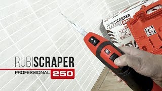 RUBISCRAPER250 Electric Grout Scraper [upl. by Clari]