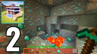 Craft World Master Block 3D  DIAMONDS  Survival Gameplay Part 2 [upl. by Sualokin175]